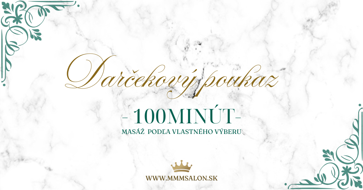 Darčeková poukážka podľa vlastného výberu 100 minút